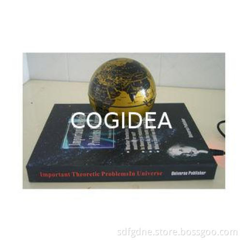Book Base Rotating Floating Desktop Globe , Magnetic Levita